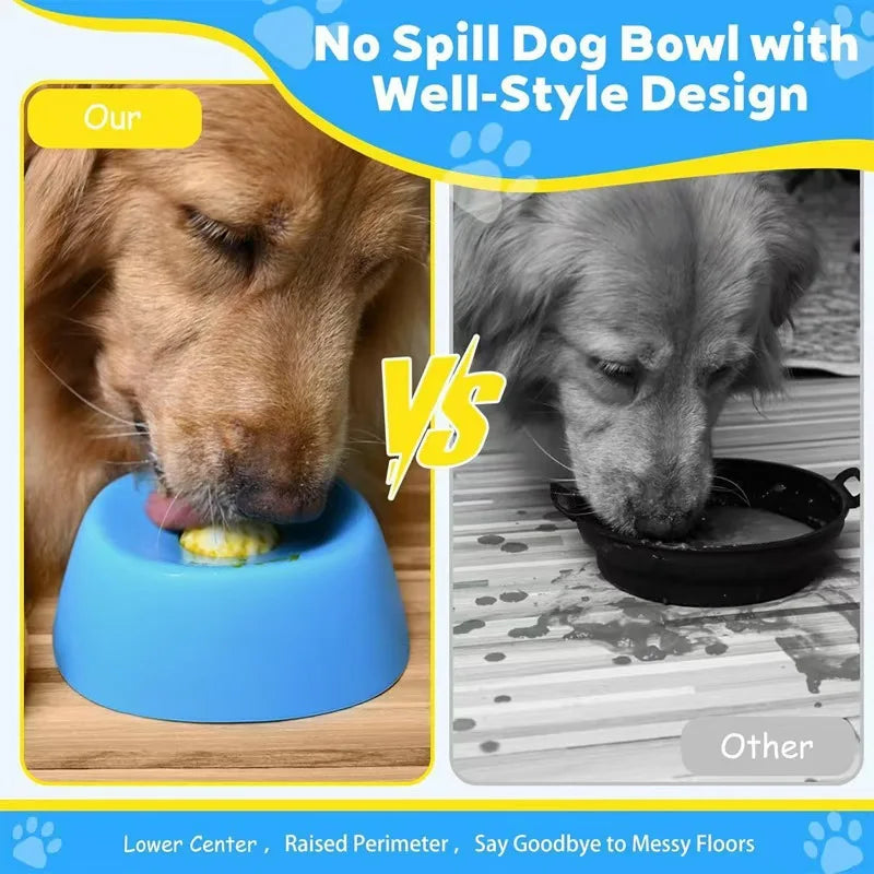 Slow Feeder Bowl for Pets,Specifically Made for Dogs And Cats.This Non-Slip Interactive Feeding Device Prevents Choking And Is