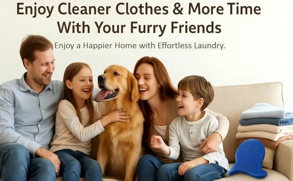 6 PCS Pet Hair Remover for Laundry – Effectively Removes Fur Lint & Dander – Reusable Eco-Friendly Laundry Pet Hair Catcher