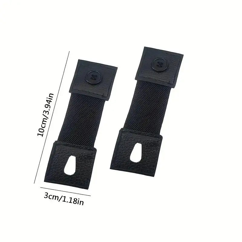 1pair Collar Extension Buckles Multi-functional Button Adjustable For Shirt Suit Tie Neck Reusable Flexible Buckle Accessories