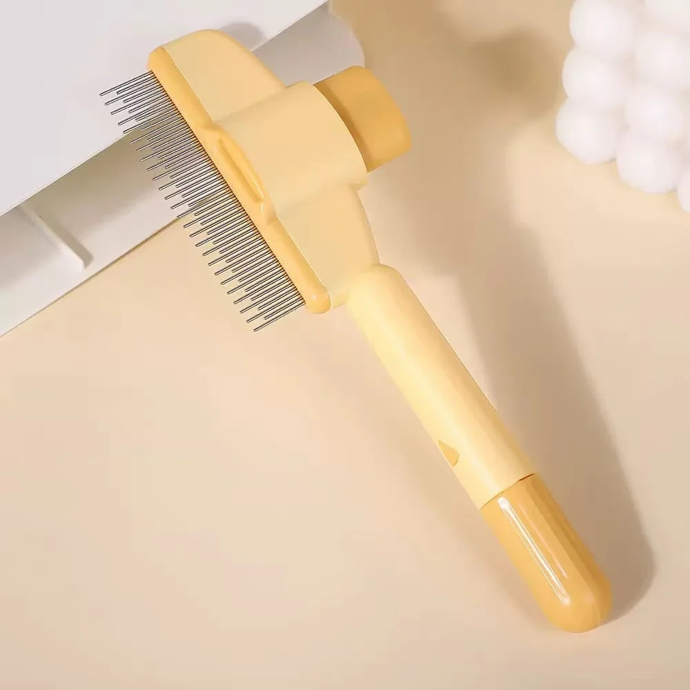 Pet Hair Remover Comb Cat Dog Grooming Brush Deshedding Tool for Long Hair Cats Dogs Floating Fur Cleaning Massage Pet Supplies