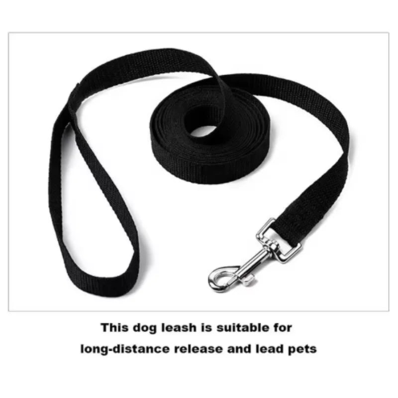 Nylon Long Dog Training Leash 1.5M-30M Traction Rope Lanyard Versatile Pet Walking Lead for Small to Large Dogs