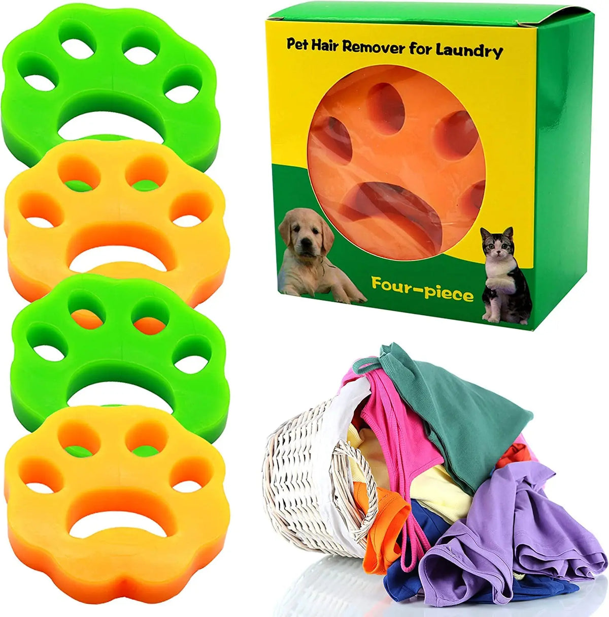 Pet Hair Remover for Laundry, Lint Catcher, Laundry Catcher for Washing Machine, Reusable Dog Hair Remover for Laundry