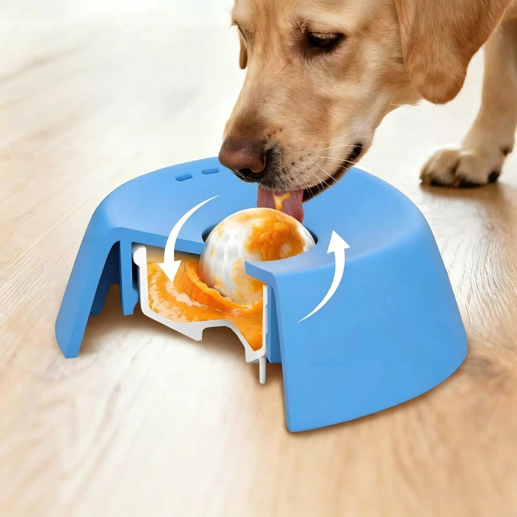 Slow Feeder Bowl for Pets,Specifically Made for Dogs And Cats.This Non-Slip Interactive Feeding Device Prevents Choking And Is