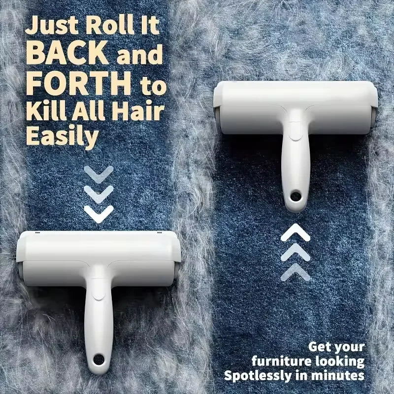 Pet Hair Remover Roller Remover Dog Cat Fur Remover With Self Cleaning Base Efficient Animal Hair Removal Tool Carpets Combs