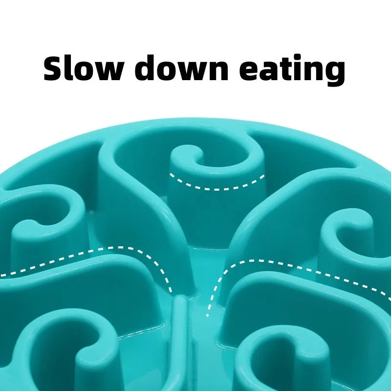 Slow Feeder Dog Bowl - Healthy Eating and Digestion Solution with Bloat Stop Design for Reduced Gulping and Choking