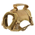 Tactical Cat Harness For Walking Escape Proof Adjustable Pet Vest Harness Soft Mesh With Control Handle For Large Cat Small Dog