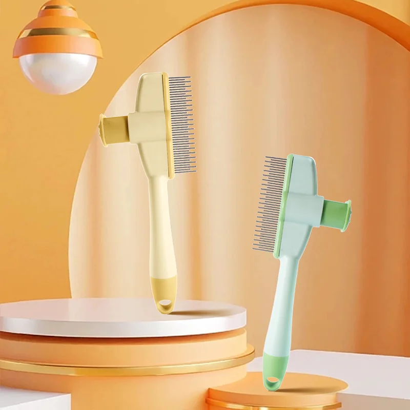 Pet Hair Remover Kit Multifunction Dog Steamy Brush Massager Spray Hair Removal Cat Grooming Comb Cleaning Pet Accessories