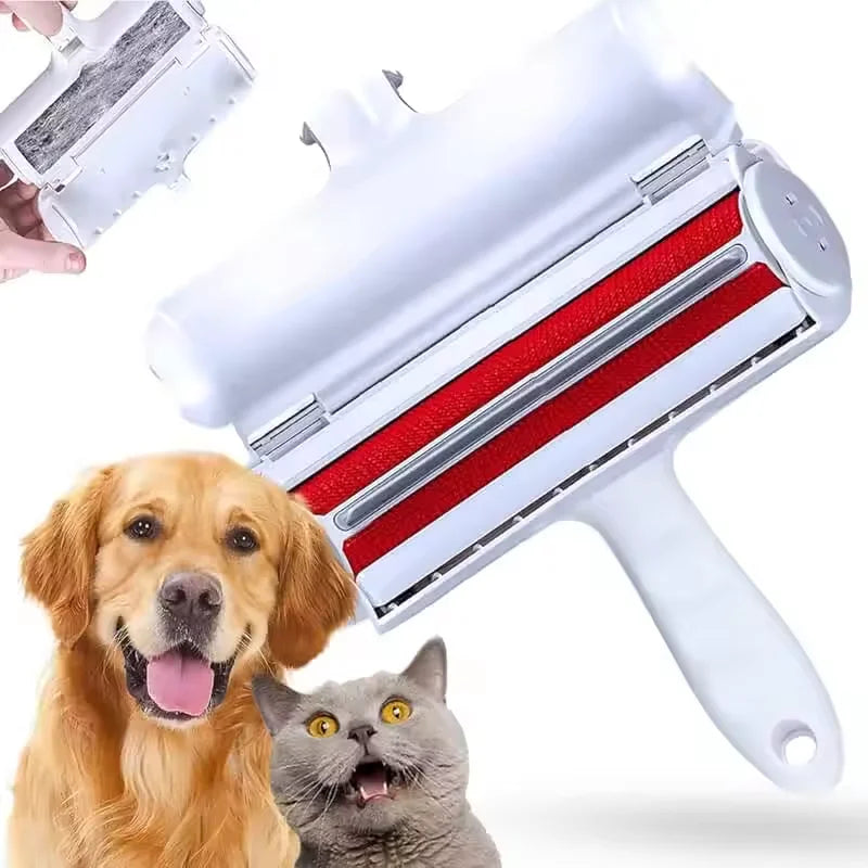 Pet Hair Remover Roller Remover Dog Cat Fur Remover With Self Cleaning Base Efficient Animal Hair Removal Tool Carpets Combs