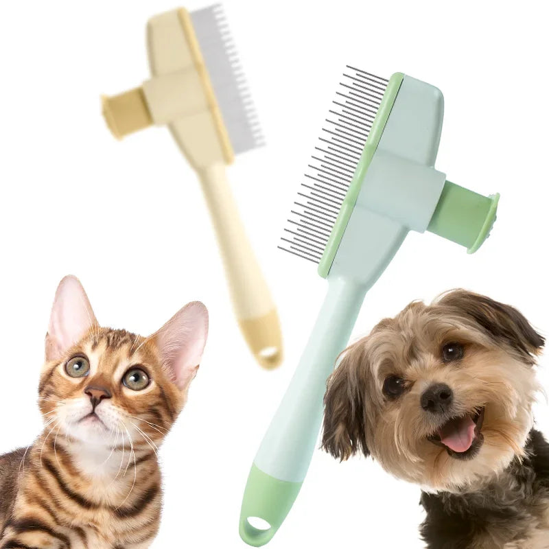 Pet Hair Remover Kit Multifunction Dog Steamy Brush Massager Spray Hair Removal Cat Grooming Comb Cleaning Pet Accessories