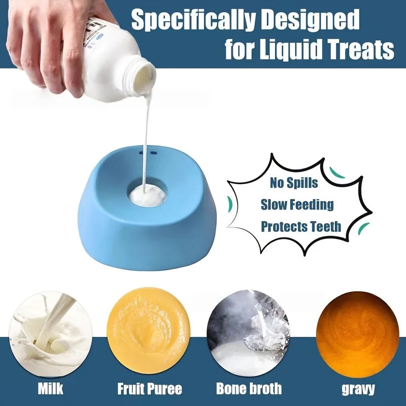 Slow Feeder Bowl for Pets,Specifically Made for Dogs And Cats.This Non-Slip Interactive Feeding Device Prevents Choking And Is