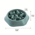 Dog Slow Feeder Bowl Anti-choking Food Bowl for Dogs Slow Eating Dog Feeders Healthy Diet Pet Bowl Feeding Supplies