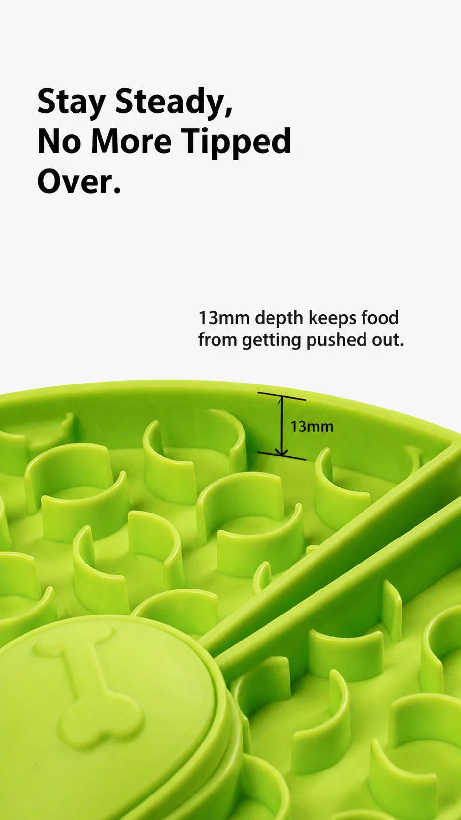 Rotating Tray Slow Feeder Dog Bowl Anti‑Tipping Anti‑Gulping Non‑Slip Pet Slow Eating Food Basin Feeding Dish for Small Dogs Pup