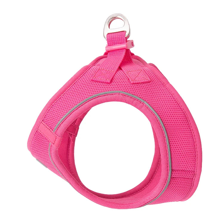 Dog Harness Leash Set for Small Medium Dog Adjustable Reflective Puppy Cat Harness Pet Vest Chihuahua Dachshund Outdoor Walking