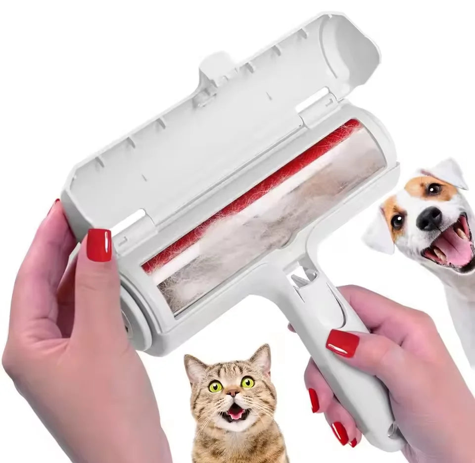 Pet Hair Remover Roller Remover Dog Cat Fur Remover With Self Cleaning Base Efficient Animal Hair Removal Tool Carpets Combs