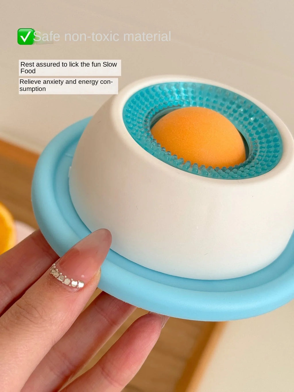 Lick Toys for Dogs Interactive Dog Toys Slow Feeder Food Dispenser for Puppy Training Enrichment Cat Feeding Crate Accessory