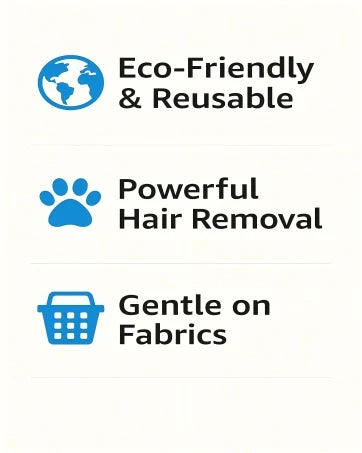 6 PCS Pet Hair Remover for Laundry – Effectively Removes Fur Lint & Dander – Reusable Eco-Friendly Laundry Pet Hair Catcher