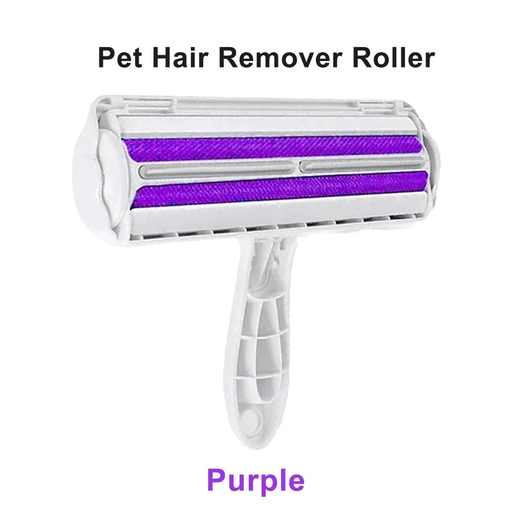 Pet Hair Remover Roller Remover Dog Cat Fur Remover With Self Cleaning Base Efficient Animal Hair Removal Tool Carpets Combs